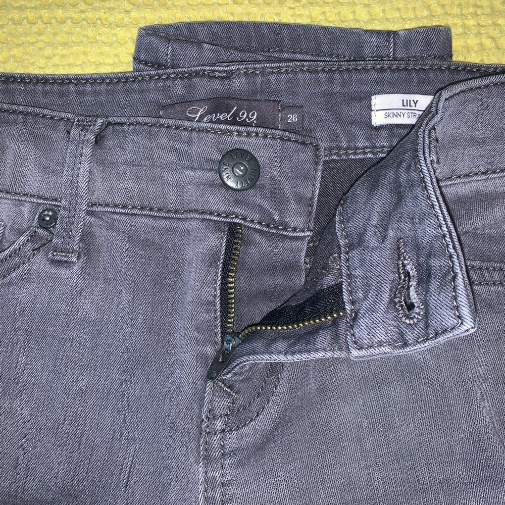 Anthro Level 99 Lily skinny straight jeans - Picture 7 of 8